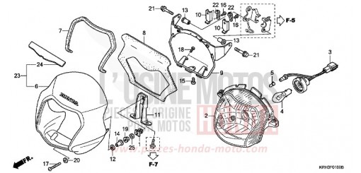 PROJECTEUR XR125L4 de 2004